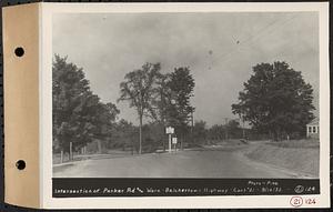 Contract No. 21, Portion of Ware-Belchertown Highway, Ware and Belchertown, intersection of Parker Road and Ware-Belchertown highway, Ware and Belchertown, Mass., Sep. 14, 1932