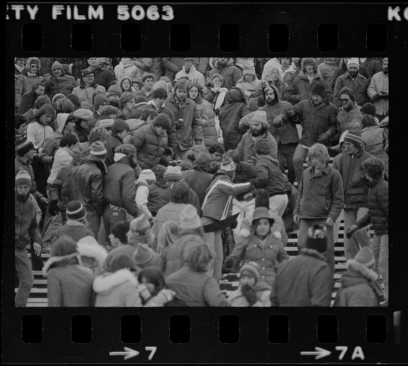 Spectators Riots Super bowl riot - South Boston - Digital Commonwealth