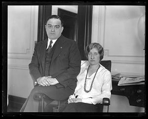 An unidentified man and woman