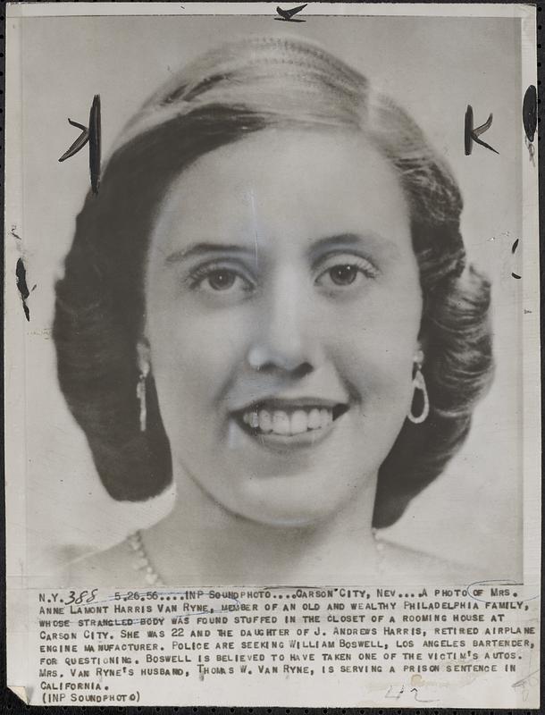 Anne Lamont Harris Van Ryne