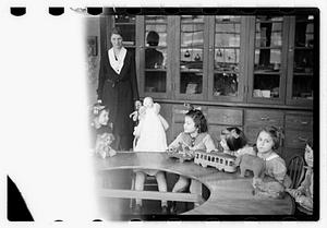 Mabel Adams, principal of Horace Mann School