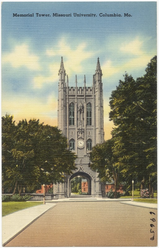 Memorial Tower, Missouri University, Columbia, Mo.
