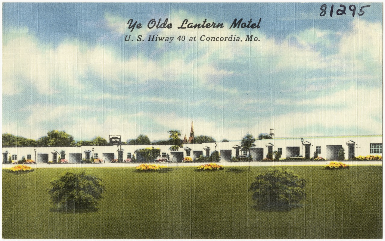 Ye Olde Lantern Motel, U.S. Hiway 40 at Concordia, Mo.