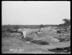 Weston Aqueduct, Section 12, easterly from station 502, Wayland, Mass., Aug. 27, 1901