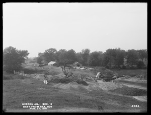 Weston Aqueduct, Section 12, westerly from station 505, Wayland, Mass., Aug. 27, 1901