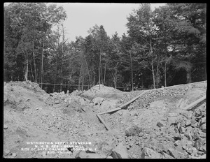 Distribution Department, Northern High Service Bear Hill Reservoir, site of gate chamber, looking northeasterly, Stoneham, Mass., Aug. 29, 1901