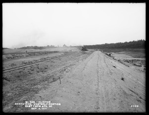Wachusett Reservoir, North Dike, westerly portion, easterly from station 30±, Clinton, Mass., Sep. 9, 1901