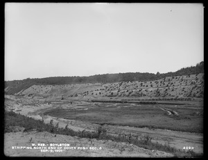 Wachusett Reservoir, stripping north end of Dover Pond, Section 6, Boylston, Mass., Sep. 9, 1901