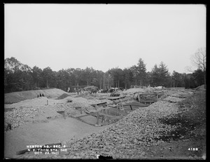 Weston Aqueduct, northeasterly from station 348, Section 8, Wayland, Mass., Oct. 22, 1901