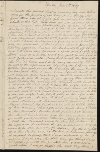 Letter from Anne Warren Weston, Boston, to Deborah Weston, Jan. 1st, 1837