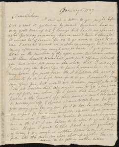 Letter from Anne Warren Weston to Deborah Weston, January 6, 1837