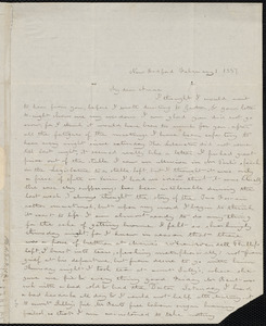 Letter from Deborah Weston, New Bedford, [Mass.], to Anne Warren Weston, February 1, 1837