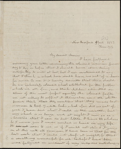 Letter from Deborah Weston, New Bedford, [Mass.], to Maria Weston Chapman, [not after 1837 April 14]
