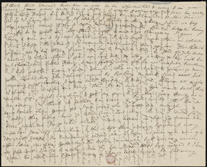 Letter from Anne Warren Weston, [Weymouth, Mass.], to Deborah Weston, June 20, 1838, Wednesday evening