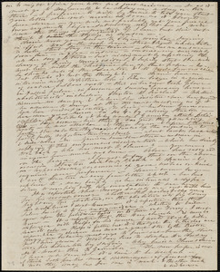 Partial letter from Caroline Weston, [Boston, Mass.], to Deborah Weston, [14 Feb. 1839?]