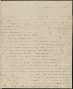 Letter from Deborah Weston, New Bedford, [Mass.], to Anne Warren Weston, Sunday morning, March 17th, 1839