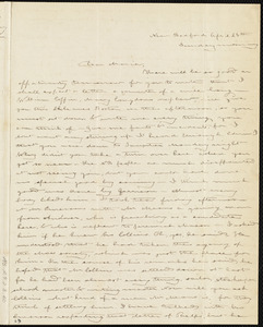 Letter from Deborah Weston, New Bedford, [Mass.], to Maria Weston Chapman, April 25th, [1839], Sunday morning