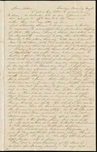Letter from Caroline Weston, [Roxbury?, Mass.], to Deborah Weston, Tuesday - morning, May 3, [1840?]