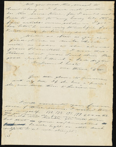 Partial letter from Deborah Weston to Caroline Weston, [1837?]