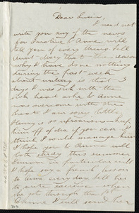 Letter from Caroline Weston to Deborah Weston and Lucia Weston, [June 1838?]
