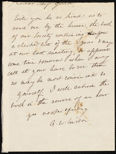 Letter from Anne Warren Weston to Miss Gould