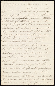 Letter from Deborah Weston to Maria Weston Chapman, [ca. 1851 Feb. 5]