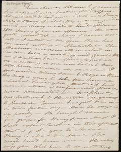 Letter from Deborah Weston, [Boston?, Mass.], to Anne Warren Weston, [not before 15 August 1842]