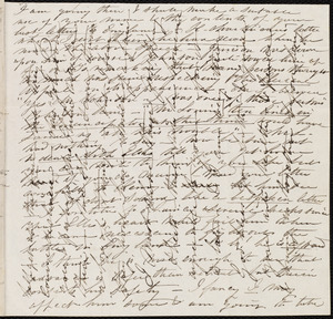 Letter from Caroline Weston to Henry Grafton Chapman and Maria Weston Chapman, [1839?]