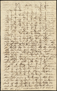 Letter from Caroline Weston, Boston, [Mass.], to Deborah Weston, Jan. 14, 1834, Wednesday eve[ning]