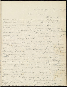 Letter from Deborah Weston, New Bedford, [Mass.], to Caroline Weston, Dec. 29, [18]'39