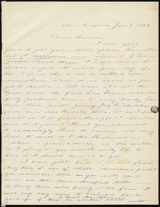 Letter from Deborah Weston, New Bedford, [Mass.], to Anne Warren Weston, Jan. 2, 1840