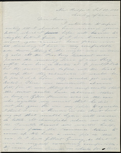 Letter from Deborah Weston, New Bedford, [Mass.], to Anne Warren Weston, Feb. 10, 1840, Monday afternoon
