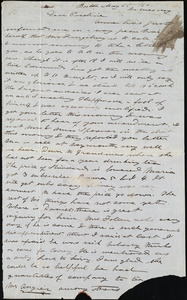 Letter from Deborah Weston, Boston, [Mass.], to Caroline Weston, May 26, 1840, Wednesday