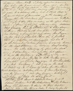 Partial letter from Caroline Weston, [Roxbury, Mass.?], to Maria Weston Chapman and Henry Grafton Chapman, 24th-25th [day of unknown month], [1841?]