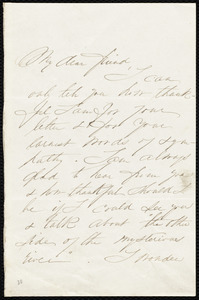 Letter from Sarah L. Russell to Lydia Maria Child, 21 Feb
