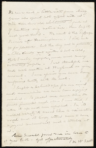 Letter from Harriet Sewall to Lydia Maria Child