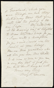 Incomplete letter from Mary R. Curson, [Groveland, Mass.?], to Lydia Maria Child, [June? 1860]