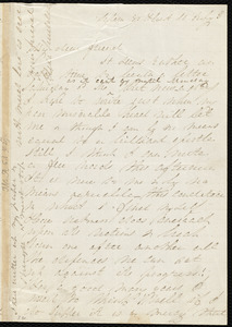 Letter from Eliza Scudder, Salem?, to Lydia Maria Child, 3 July [1834?]