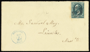 Letter from Lydia Maria Child, Wayland, to Samuel May, May 19'th, 1873