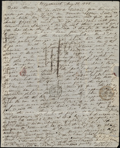 Letter from Anne Warren Weston, Weymouth, [Mass.], to Maria Weston Chapman, Aug. 22, 1848