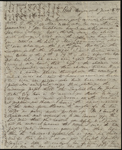 Letter from Anne Warren Weston, Bos[ton] & Weymouth, [Mass.], to Maria Weston Chapman, June 5, '49