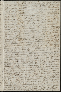 Letter from Anne Warren Weston, Boston, [Mass.], to Emma Forbes Weston, Sunday, Jan. 2, 1853