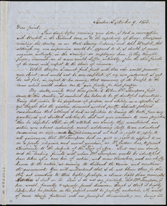 Letter from Ellis Gray Loring, Boston, [Mass.], to Anne Warren Weston, September 9, 1853