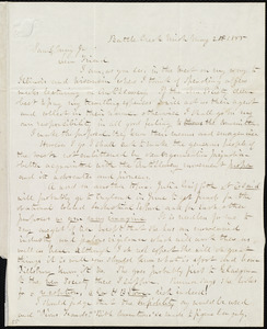 Letter from Samuel May to Anne Warren Weston, June 6th, [1855]