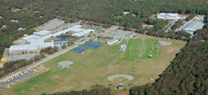 Aerial Oak Bluffs High school