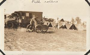 Pill rollers, U.S. Marine Corps encampment, probably Thurmont, MD