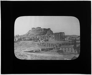 Greece. Athens. The Acropolis + Temple of Jupiter