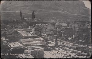 Corinth. Entrance to temenos