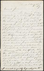 Letter from Thomas F. Cordis to John D. Long, August 26, 1869