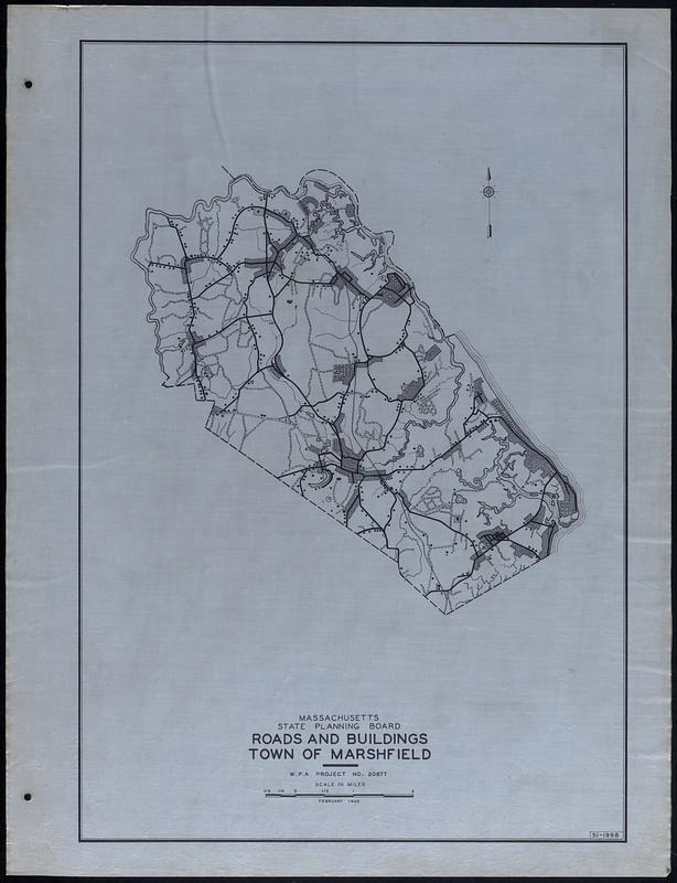 Roads and Buildings Town of Marshfield Digital Commonwealth
